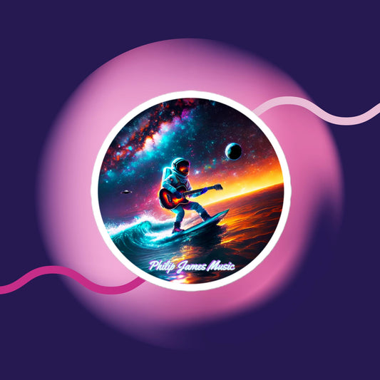 Celestial Surfer Sticker