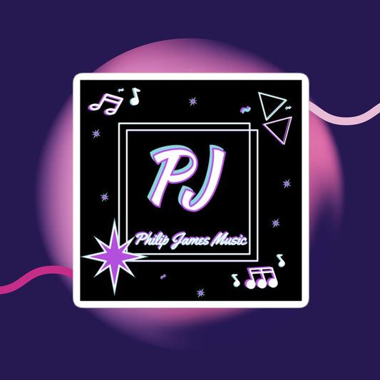 PJM Black Logo Sticker